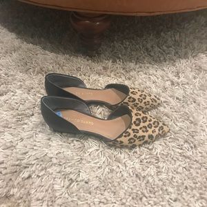 Etiene aignier leopard wedge size 6.5